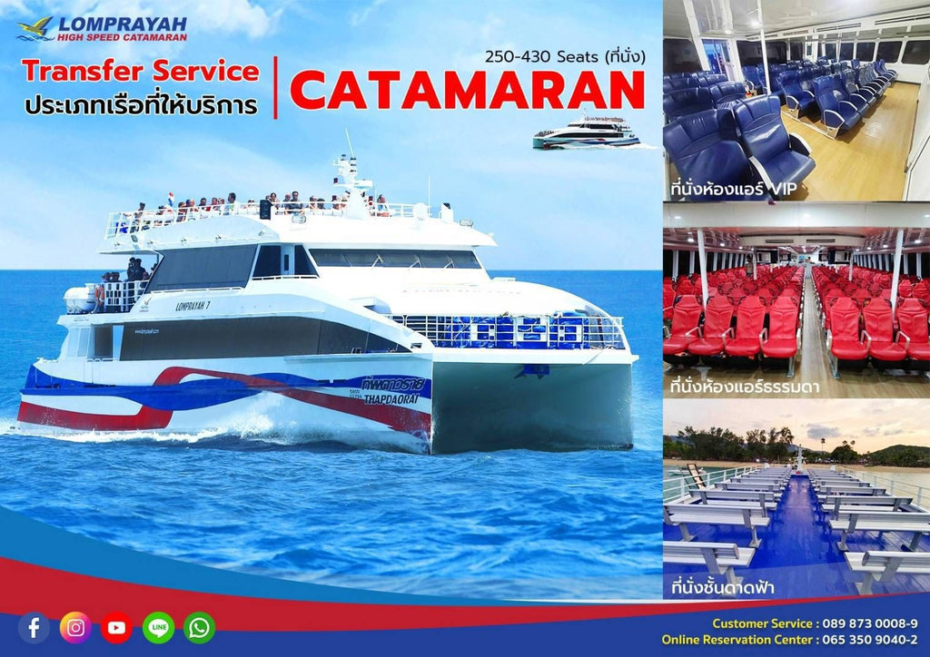Koh Phi Phi to Koh Samui - Ferry + Bus + Catamaran Transfer