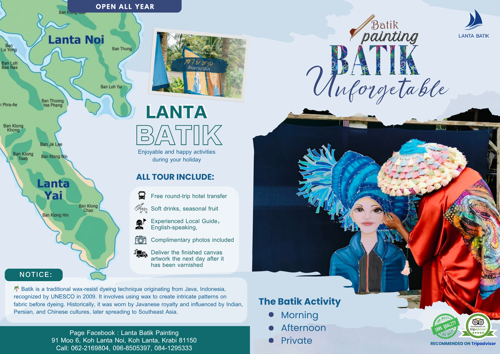 Batik Painting Experience in Koh Lanta - Lanta Batik | Half Day Activity
