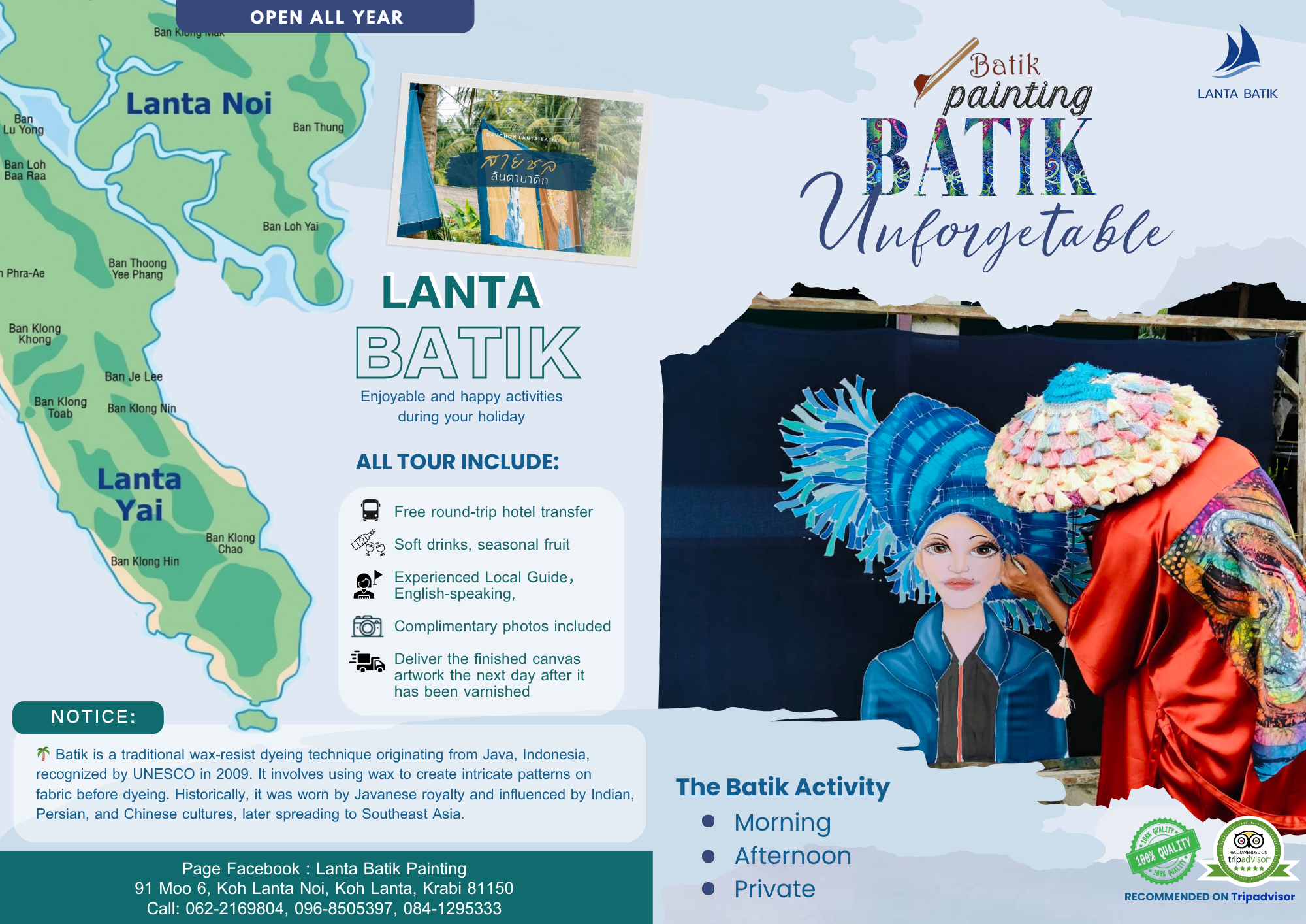 Batik Painting Experience in Koh Lanta - Lanta Batik | Half Day Activity
