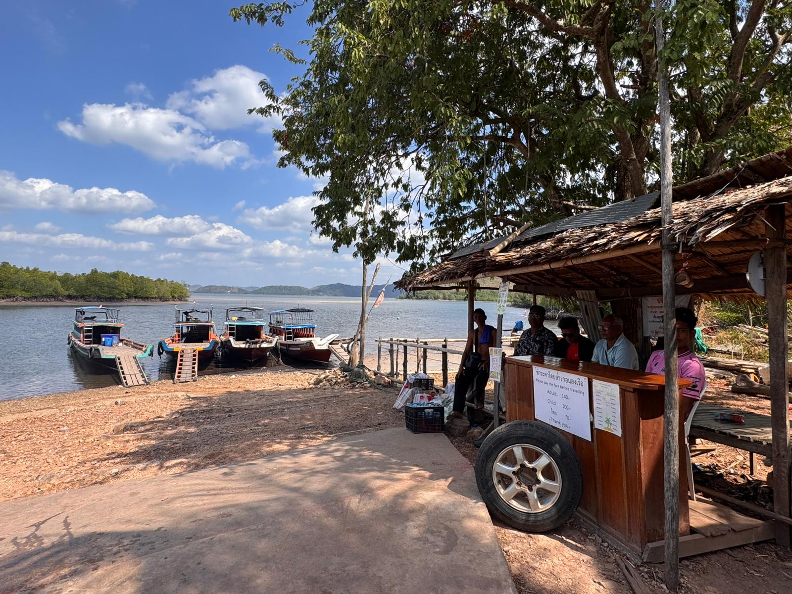 Longtail Boat Laem Kruat Pier, Krabi <> Mutu Pier, Koh Jum